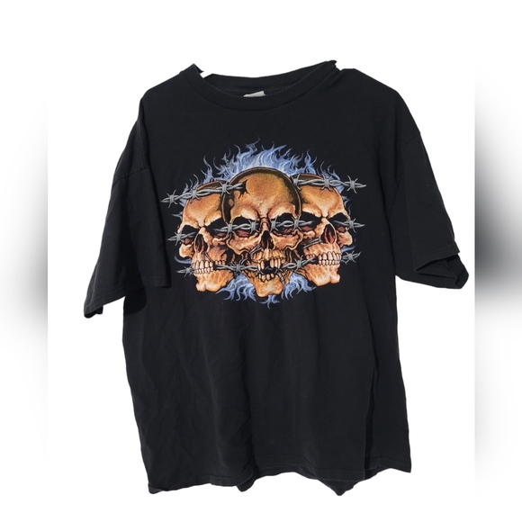 Delta Other - 🍁 Delta pro weight skull barbed wire black t shirt size XL